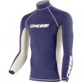 Rash Guard, Men’s L/S Blue/White Extra Large