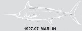 Decal, 12″ Marlin White/Transparent