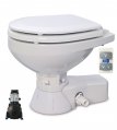Toilet, Elec:12V Quiet-Flush Compact Bowl Salt Water