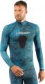 Rash Guard, Hunter with Chest Pad Blue Large