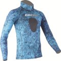 Rash Guard, Hunter with Chest Pad Blue Small