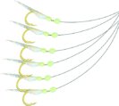 Rig, UltraPoint Fluorocarbon Sabiki Size 2/0 Hage Aurora Style