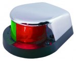 Navigation Light, Bow Bi Color Chrome Plated Zinc 4″ x 3-1/8″