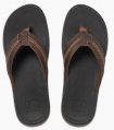 Sandals, Men’s Leather Ortho Coast Black/Brown
