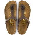 Sandals, Narrow Gizeh Birko-Flor Nubuck Mocha