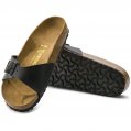 Sandals, Narrow Madrid Birko-Flor Black