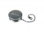 Cap, f Stainless Steel WhiteCap Deck Fill 1.5″ with Chain
