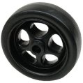 Jack Wheel, 8″ Hard Plastic Hole:1/2″