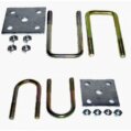 Axle Kit, for 2″ Square-Axle Galvanize W2.25 Length:4.75