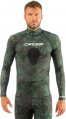 Rash Guard, Men’s Hunter with Chest Pad Green X-Large
