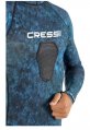 Rash Guard, Hunter with Chest Pad Blue X-Large