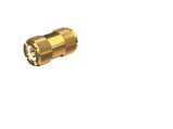 Coupler, Barrel Connector Gold-Plated for PL259 Ended Cable