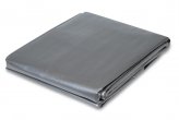 Tarpaulin, 10′ x 12′ Heavy Duty Polyester Silver/Black