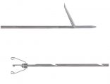 Shaft, Tahitian Stainless Steel with Runner 140cm