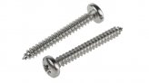 Self Tapping Screw, Stainless Steel #4 x 3/8″ Pan Phillip Head