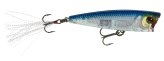 Lure, 3DB Popper 3″ 3/8oz Prism Silver Blue