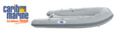 Dinghy, 3.3m 10.8′ Fiberglass Hull Hypalon Light Grey Double Floor