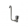 Faucet, Folding Cold-Only Chrome Plated