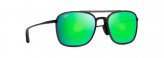 Sunglasses, Keokea Frame: Translucent Grey Lens: MAUI Green