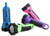Flashlight, 4 LED Floating with 3xAAA Assorted Colors