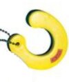 Key Chain, Float Yellow Mini-Horseshoe-Buoy