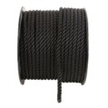 Twisted Rope, Nylon 3/4″ Approximate Breaking Load:11300Lb Black per Foot
