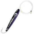 Lure, Cedar Plug 4″ Rigged Black/Purple