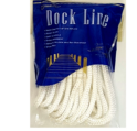 Dock Line, 5/8″ Nylon Braided Length:25′ White