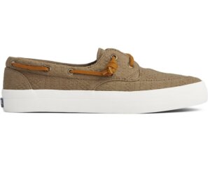 sperry crest boat smocked hemp sneaker