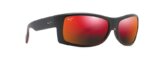 Sunglasses, Equator Fr: Black with Red Lens: Hawaii Lava