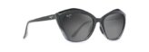 Sunglasses, Lotus Cat Eye Fr: Black Fade Lens: Neutral Gray