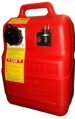 Fuel Tank, Portable Red 6.6Gal with Gauge