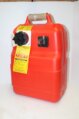 Fuel Tank, Portable Red 6.6Gal with Gauge