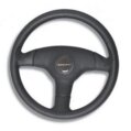 Steering Wheel, Black Diameter:13.8″ 3Spoke Soft Touch