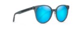 Sunglasses, Mehana Frame: Steel Blue with Crystal Lens: Blue Hawaii