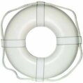 Ring Buoy, 20″ White Lifebuoy with Strap US Coast Guard Approved