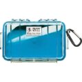Case, Micro 1040 Blue/Clear Interior: 6.5 x 3.87 x 1.75″