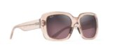 Sunglasses, Two Step Frame:Transparent Pink Lens:Maui Rose