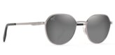 Sunglasses, Hukilau Frame: Grey Lens: Mirror Silver/Black