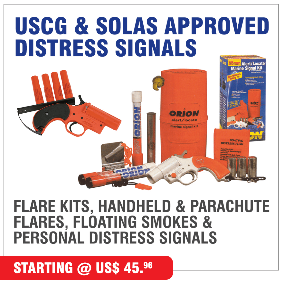 Personal Distress Signals Mini Flares