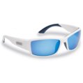 Sunglasses, Razor Matte White Blue Mirror 7717WSB