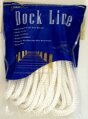 Dock Line, 1/2″ Nylon Braided Length:30′ White