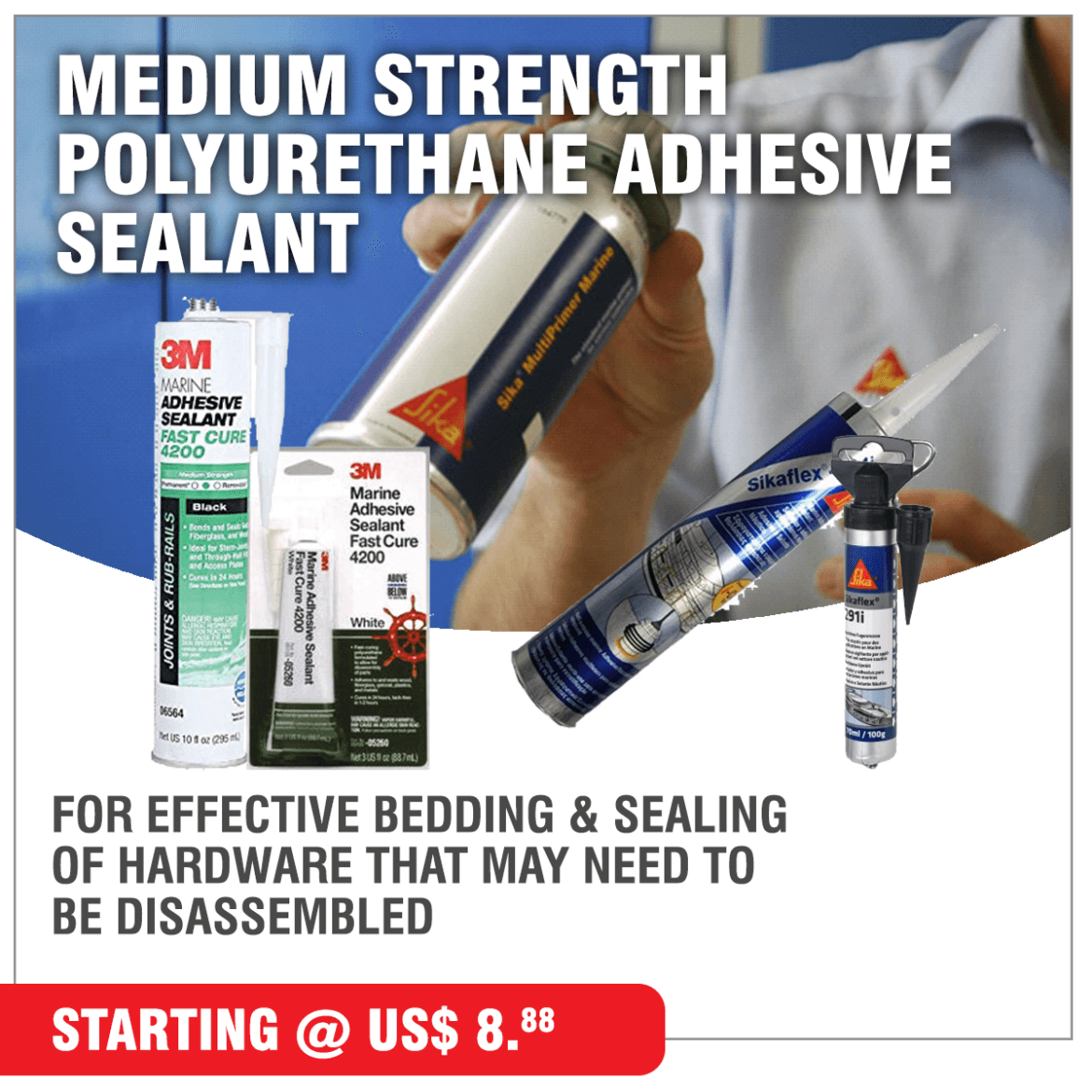 3M 4200 Adhesive/Sealant - The Rigging Company
