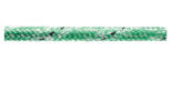 DoubleBraid Rope, Polyester 6mm Marble Green per Foot
