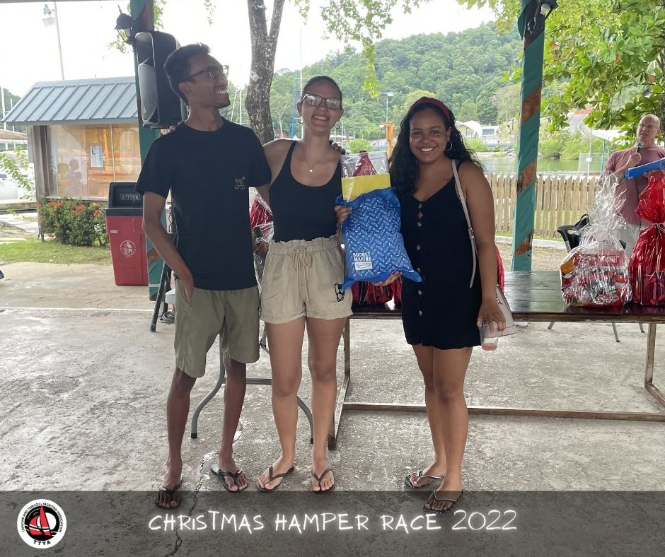 Budget Marine Trinidad supports TTSA Christmas Hamper Race 6