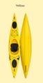 Kayak, Day Touring 12′ 8.4″ without Paddle Yellow