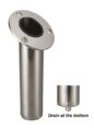 Rod Holder, with Drain 15° Stainless Steel