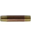 Pipe Nipple, Male Thread:1/2″ Length:2-1/2″ Tapered Brass