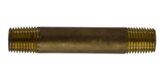 Pipe Nipple, Male Thread:1/4″ Length:2″ Tapered Brass