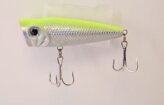 Lure, Ol’ Big Mouth Popper 2″ Chartreuse Back 1Pk